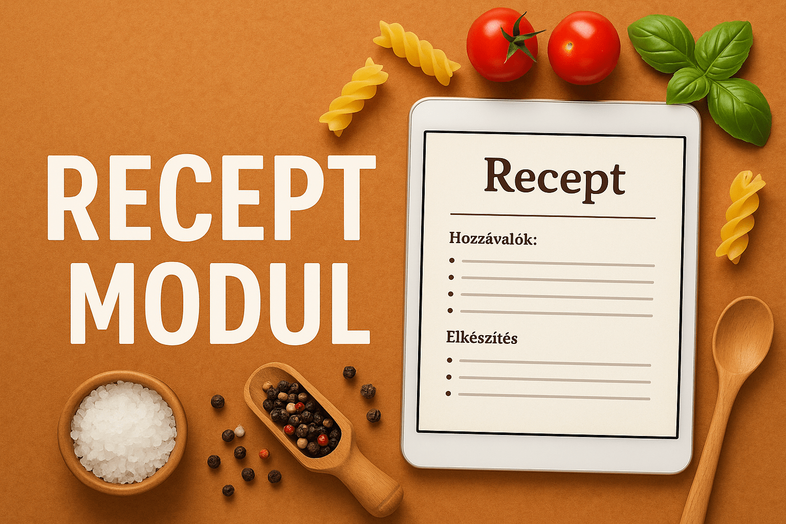 TEMI PC weboldal készítés|Modern Recept Kalkulátor – webalkalmazás JSON alapokon